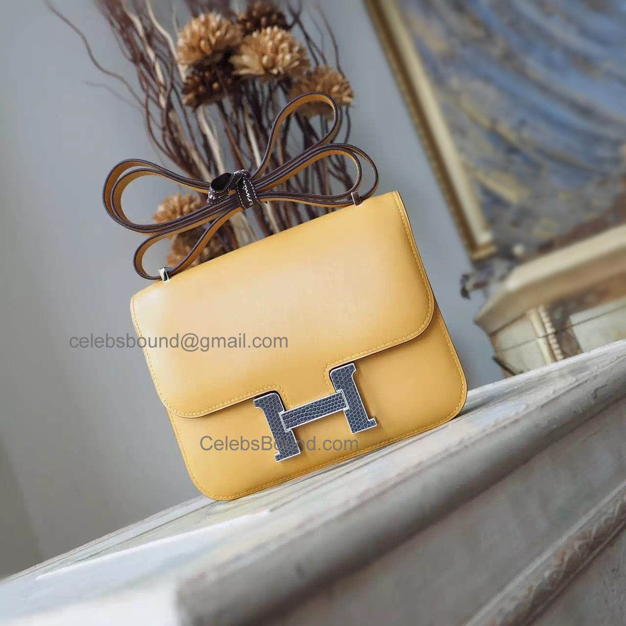 Hermes Mini Constance 18 Bag in 1a Paille Box Calfskin PHW